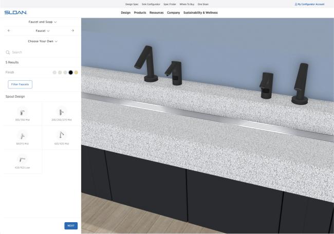 Sink Configurator Add Deck Fixtures