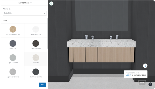 Sloan Sink Configurator AER-DEC